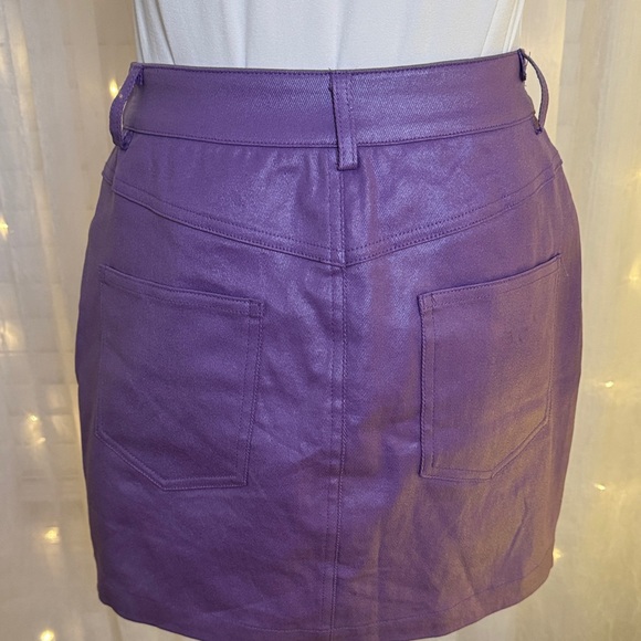 GREY LAB Purple Mini Skirt - Picture 3 of 7